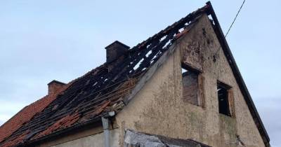 В Гурьевском районе вдова с двумя детьми и внуком осталась без жилья из-за пожара