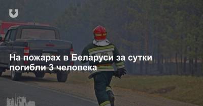 На пожарах в Беларуси за сутки погибли 3 человека