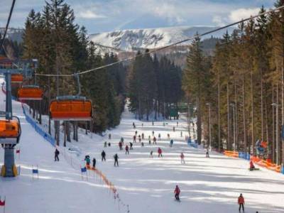 Закрытые чешские горнолыжные курорты, подверглись штурму туристов