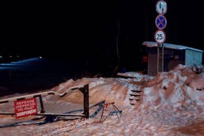 В Котласском районе «КАМАЗ» провалился под лед на недавно открытой переправе