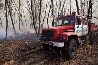 В Краснодарском крае третьи сутки тушат пожар на границе Сочи и Туапсе