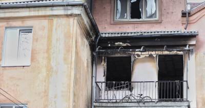 В Калининграде при пожаре пострадал человек