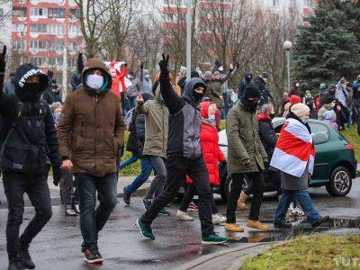 В Беларуси проходят групповые марши и акции протеста