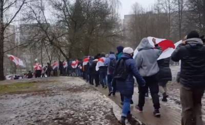 В Минске проходят первые в этом году акции протеста