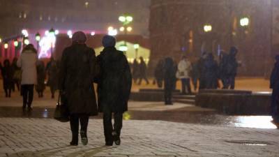 Петербург встретит понедельник с гололедицей и погодой без осадков