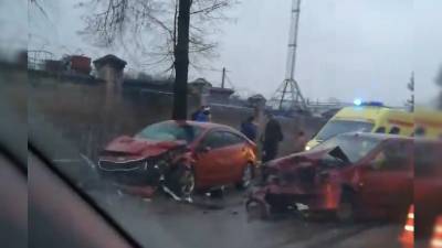 В сети появилось видео с места жесткого ДТП в Смоленске