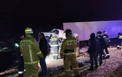 В России грузовик столкнулся с пассажирским автобусом, 12 человек погибли