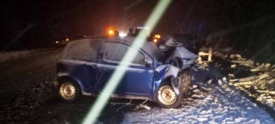 Три человека пострадали в ДТП на трассе в Карелии