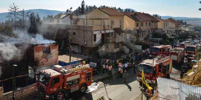 Пожар в Нагарии: четверо пострадавших, подозрение на «коктейль Молотова»