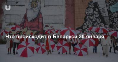 Что происходит в Беларуси 30 января