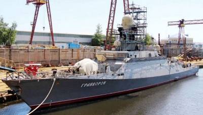 В Черноморский флот поступил новый корабль с крылатыми ракетами «Калибр»