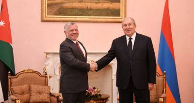 "Ждем реализации договоренностей": президент Армении поздравил короля Иордании