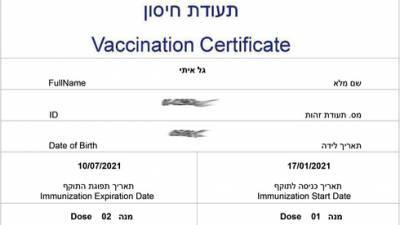 Почему прививочный сертификат в Израиле действителен только полгода
