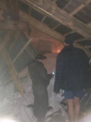 В Новокузнецке ночью обрушилась крыша пятиэтажки