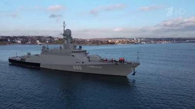 В состав Черноморского флота вошел новый малый ракетный корабль «Грайворон»