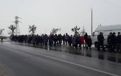 В Лубнах продолжаются тарифные протесты