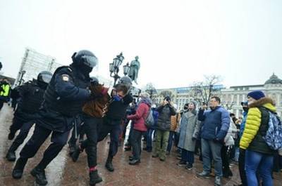 Около 40 % задержанных в ходе акции 23 января в Москве – приезжие