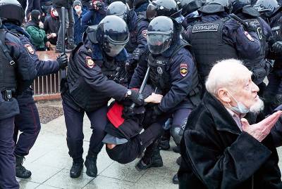 Около 40% задержанных в ходе акции 23 января в Москве – приезжие