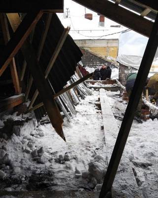 В Новокузнецке проверят подрядчика после обрушения отремонтированной крыши