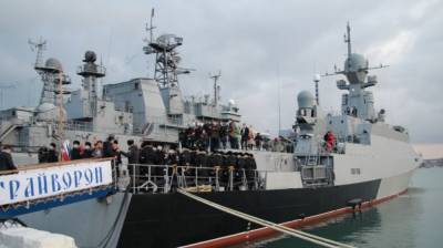 В состав Черноморского флота вошел новый ракетный корабль «Грайворон»