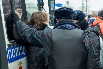 Порядка 40% задержанных на незаконной акции 23 января в центре Москвы - приезжие