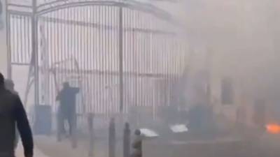 Фанаты "Марселя" ворвались на базу с применением дымовых шашек