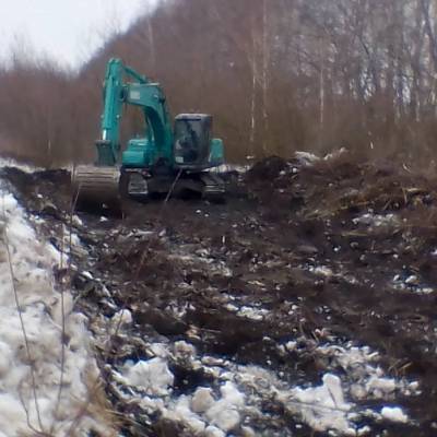 Долой грунтовку. Новую дорогу строят в маленьком селе Долгоруковского района