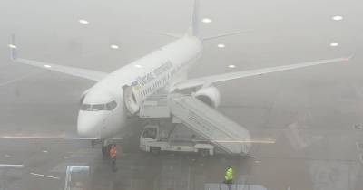 В Одессе сильный туман парализовал работу аэропорта