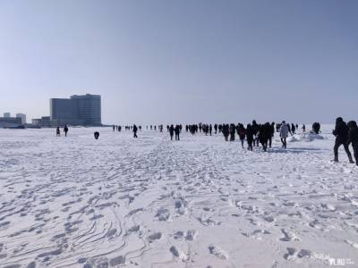 Во Владивостоке под митингующими треснул лед: люди бегут на берег, где их задерживают