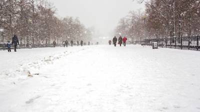 Снег, метель, гололедица: погода в Москве в воскресенье