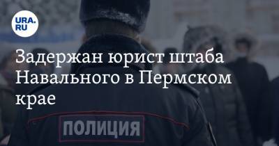 Задержан юрист штаба Навального в Пермском крае