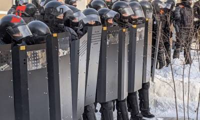 В Иркутске полицейские применили силу против митингующих