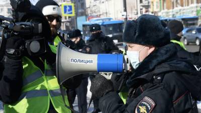 В ряде городов России прошли задержания участников незаконных акций