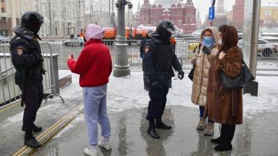 Власти Москвы назвали число участников несогласованных акций