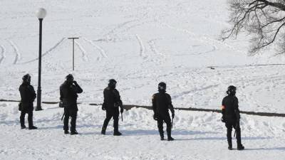 В городах Сибири на незаконных акциях прошли задержания