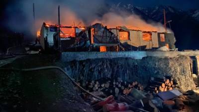 В дагестанском селе Тляцуда сгорела школа