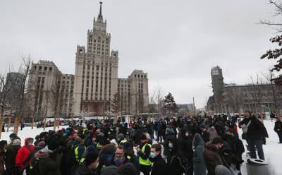 Власти Москвы насчитали 300 человек на акции протеста