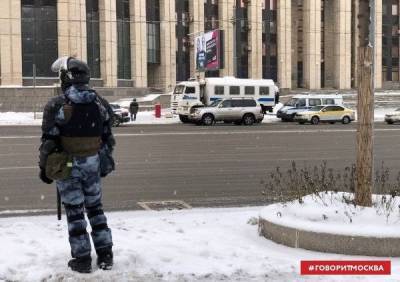СМИ сообщают о десяти задержанных в центре Москвы