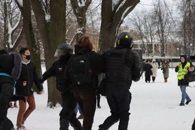 В Петербурге итогам митинга-шествия 31 января возбуждено первое уголовное дело