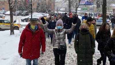 Навальную отпустили после составления протокола