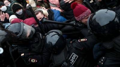 Установлены личности десяти дебоширов на незаконных акциях в Москве 23 и 31 января