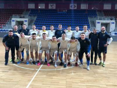 Украина крупно обыграла Албанию в квалификации Евро-2022 по футзалу