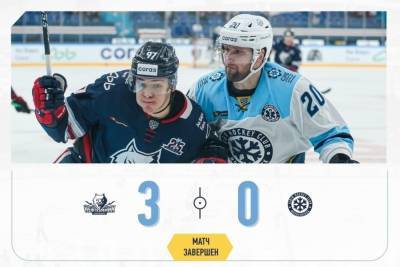 Хоккеисты «Сибири» проиграли «всухую» «Нефтехимику»