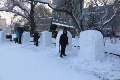 Томские мастера поборются за победу в конкурсе снежных скульптур