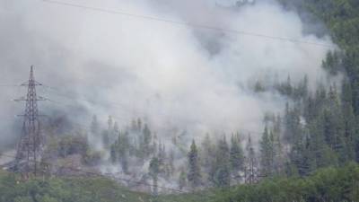 Спасатели ликвидируют пожар в Сочинском национальном парке