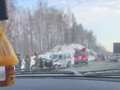 В Челябинской области автобус с детьми попал в ДТП