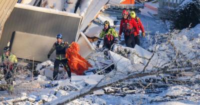 Оползень в Норвегии: спасатели нашли тело седьмого погибшего