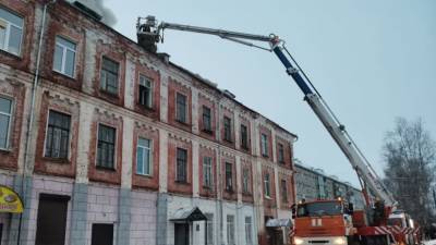 Во Владимирской области потушили крупный пожар в доме