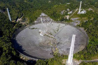 Власти Пуэрто-Рико намерены восстановить радиотелескоп «Аресибо»