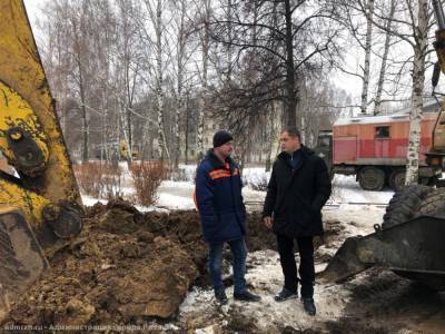 Владимир Бурмистров побывал на месте аварии в посёлке Южный